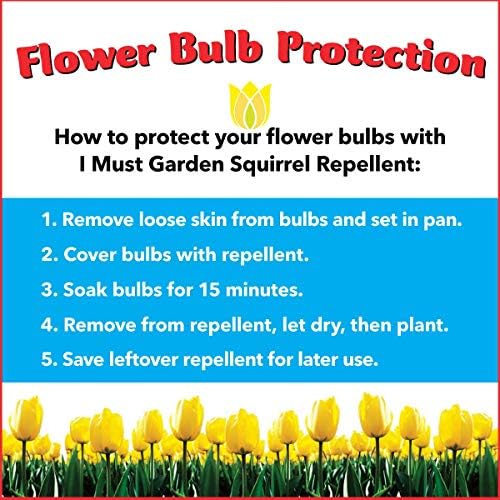 I Must Garden Squirrel Repellent: Stops Chewing on Plants/Furniture - 1 Gal