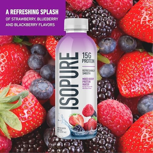 Isopure Zero Carb 100% Pure Whey Isolate Protein Powder, Gluten Free, with Vitamins, Unflavored, 25g Protein Per Serving, 3 lb | 25g Protein Per Serving, 100% Whey Protein Isolate, Gluten Free, with Added Vitamins for Immune Support & Muscle Recovery