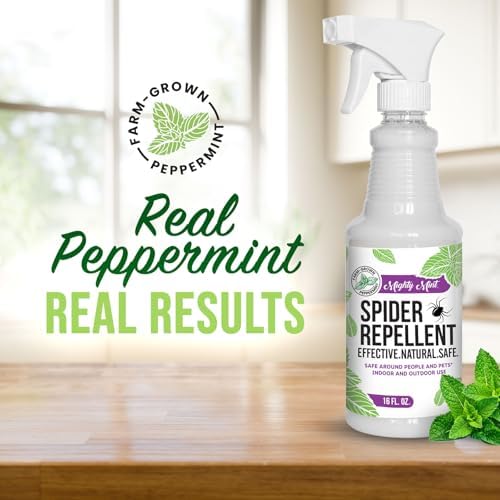 Mighty Mint Peppermint Oil Spider Repellent Spray, 16 oz