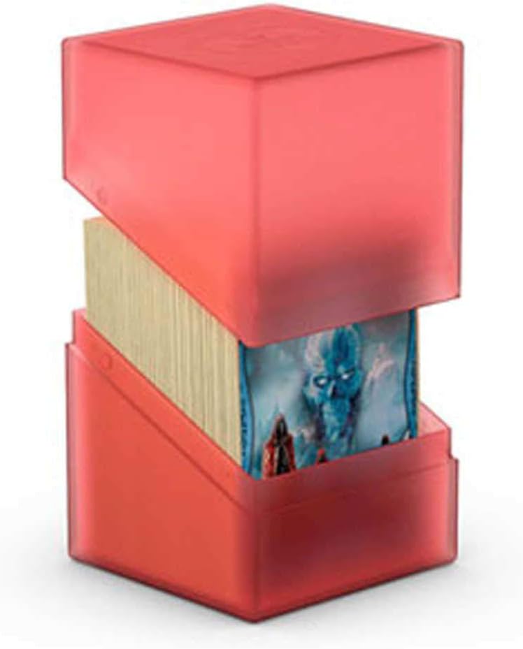 Ultimate Guard Boulder 100+ Classic, Deck Case for 100 Double-Sleeved TCG Cards, Emerald, Secure & Durable Storage for Trading Card Games, Soft-Touch Finish