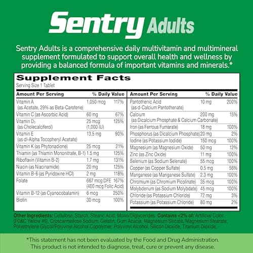 21st Century One Daily Women's 50+ Multivitamin Tablets, 100 Count | Complete Daily Multivitamin, Compare VS. One A Day® Women's 50+, Women Over 50 with Memory, Bone Strength, Everyday Wellness