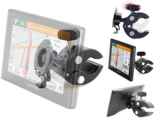 HeavyDuty Bike Motorcycle Clamp Mount Holder for Garmin Drive Smart 5-7"GPS | 5 5LMT EX 50 51 51EX 55 55 55 60 60LMT 61 61 61 65 65LMT 7 7LMT 7LMT-S