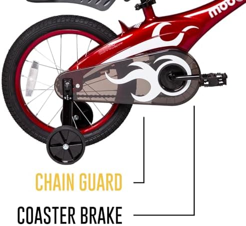 Mobo Childrens-Road-Bicycles Lite Bike w/Training Wheels. 16” Bicycle for 4-6 Years Olds
