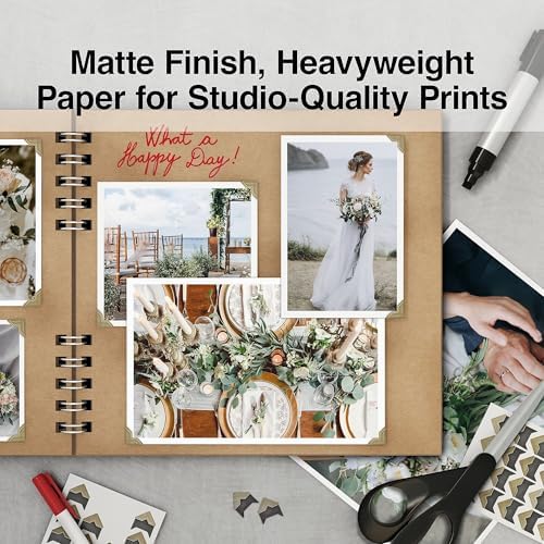Staples Photo Supreme Paper, 8 1/2" x 11", Double Sided Matte, 50/Pack, For Office, School & Home