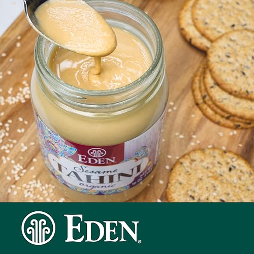 Eden Organic Roasted Tahini, 16 oz Glass Jar