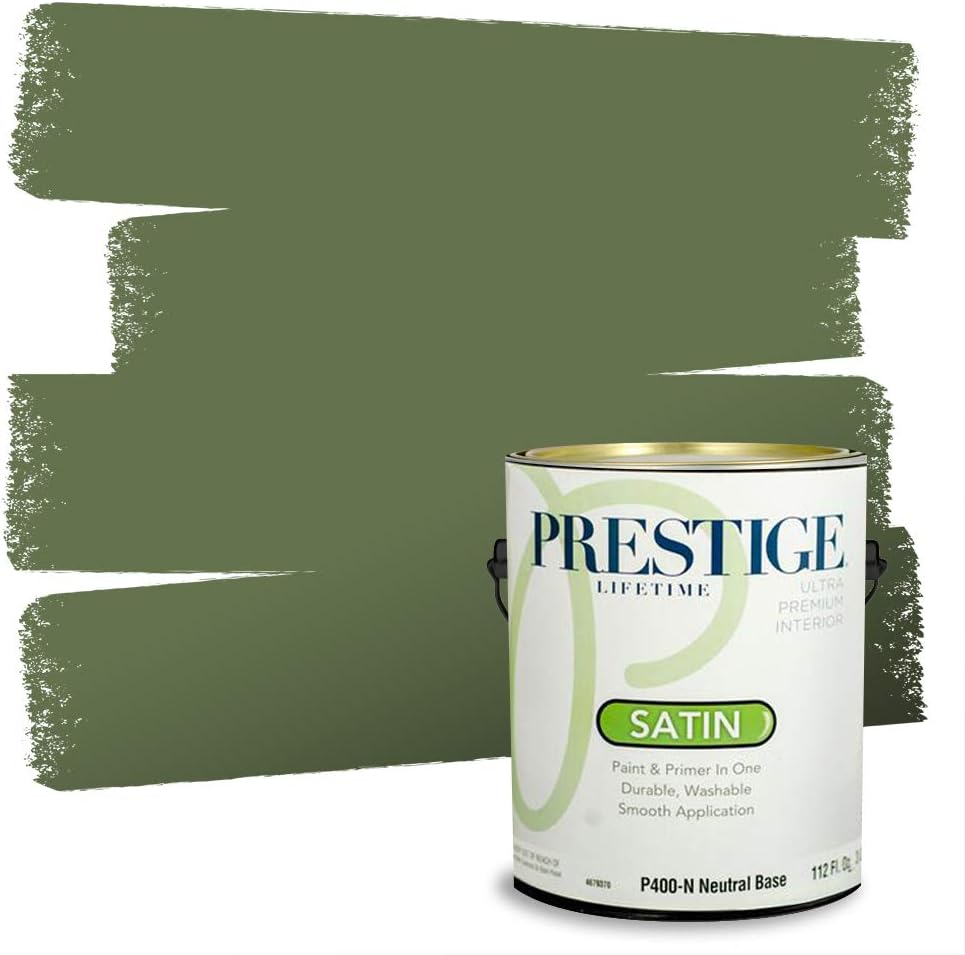 PRESTIGE Interior Paint and Primer in One, Garden Sage, Eggshell, 1 Gallon