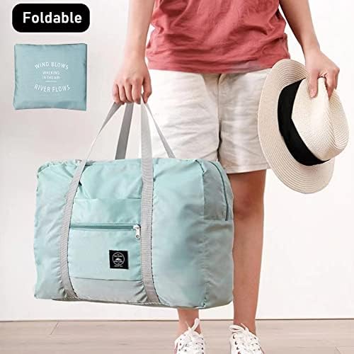 2 Pack Foldable Travel Bag Waterproof Travel Duffel Bag