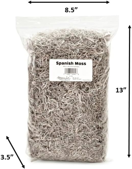 Mosser Lee ML0560 Spanish Moss, 250 Cubic Inches