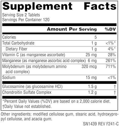 Source Naturals Extra Strength Glucosamine Chondroitin, 120 Tablets | Promotes Healthy Joints*