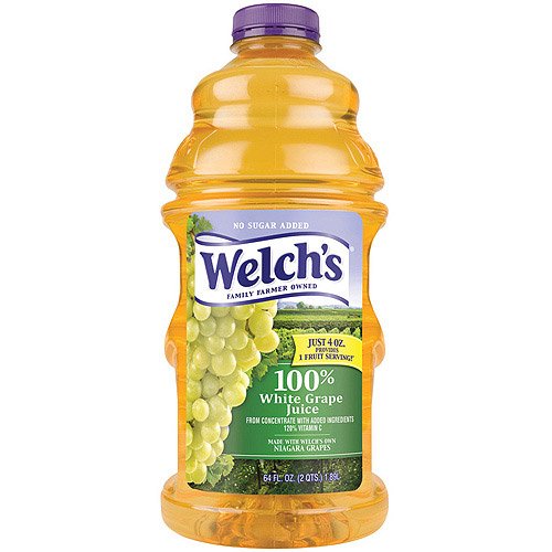 Welch's Juice 64oz Bottle (Pack of 4) Choose Flavor Below (Light Concord Grape Juice)