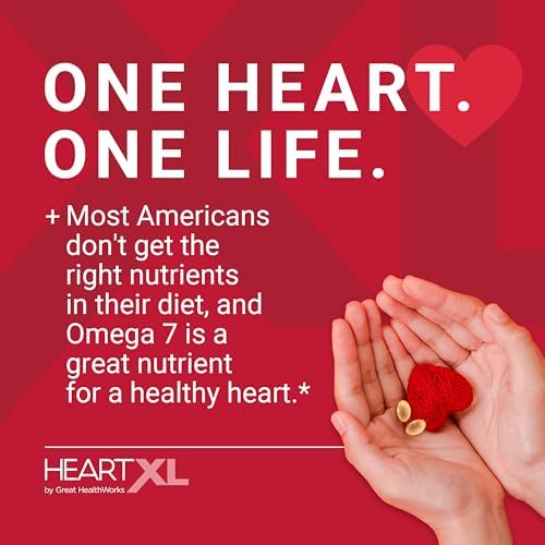 OmegaXL Joint Support Supplement - Natural Muscle Support, Green Lipped Mussel Oil, Soft Gel Pills, Drug-Free, 60 Count + HeartXL 30 Count, High Potency Omega-7 Blend