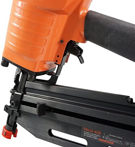 9021C 21 Degree 3-1/2" Full Round Head Framing Nailer with Carrying Case and Interchangeable Trigger, Tool-Free Depth Adjust, and No Mar Tip