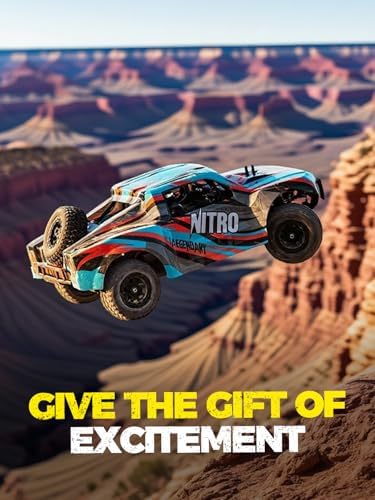 1/8 Scale Brushless RC Cars for Adults，Max 40mph Electric Off-Road Monster Truck