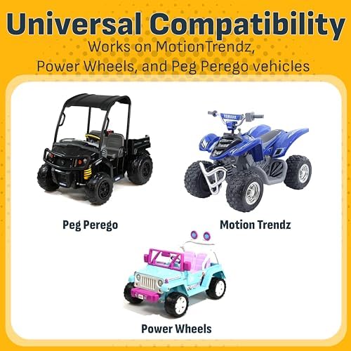 Schumacher Electric Charge 'n Ride Universal Battery Charger and Maintainer for Ride-on Toys, CR1, 2-in-1, Fully Automatic, 3 Amps, 6 Volt, 12 Volt, Use with MotionTrendz, Power Wheels, and Peg Pergo