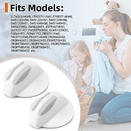 AMI PARTS 134844410 Selector Knob Washer/Dryer Selector Knob White