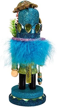 Kurt Adler Hollywood Nutcracker with Sea Turtle Hat, 11-Inch