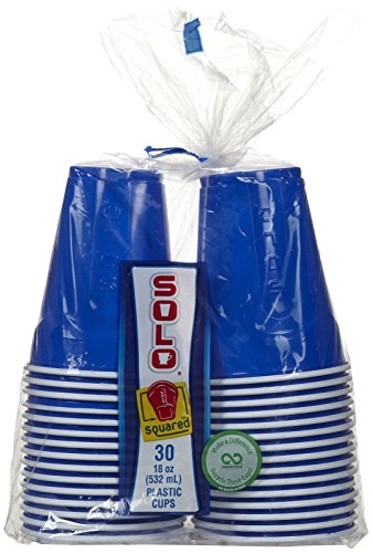 Solo Party Cups, Colors May Vary, 18 Ounce, 30 Count