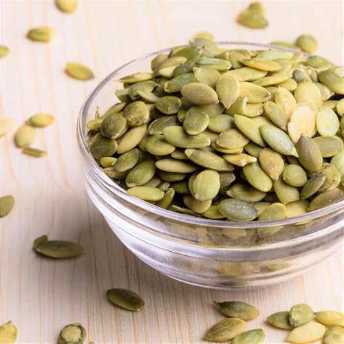 Jaybee's Unsalted Pumpkin Seeds 32 oz, Roasted Pepitas, Healthy Snack | Nutritious pepitas packed with protein and fiber, perfect for snacking or topping your favorite dishes.