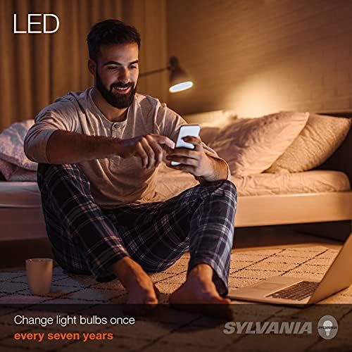 Sylvania ECO LED Light Bulb, A19, 100W Equivalent, Efficient 14.5W, 7 Year, 1450 Lumens, Frosted, 5000K, Daylight - 6 Pack (40884)