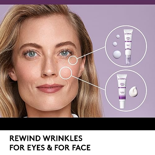 COVERGIRL Simply Ageless Skin Eye Lift Serum, Reduces Wrinkles, 1 Pack, 0.92 Oz, Serum, Face Serum, Skin Tightening Serum, Anti-Wrinkle Serum