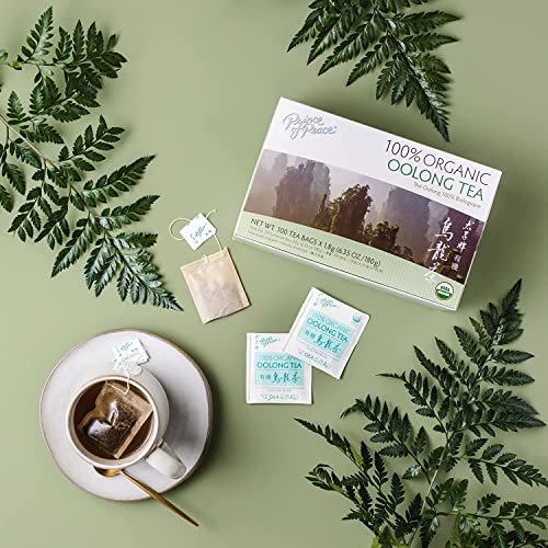 Prince of Peace Organic Oolong Tea - 100 Tea Bags (Pack of 3)