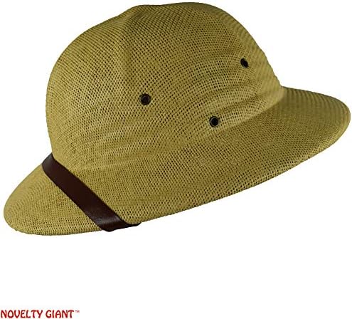 NOVELTY GIANT WWW.NOVELTYGIANT.COM Seagrass Pith Safari Jungle Helmet Hat