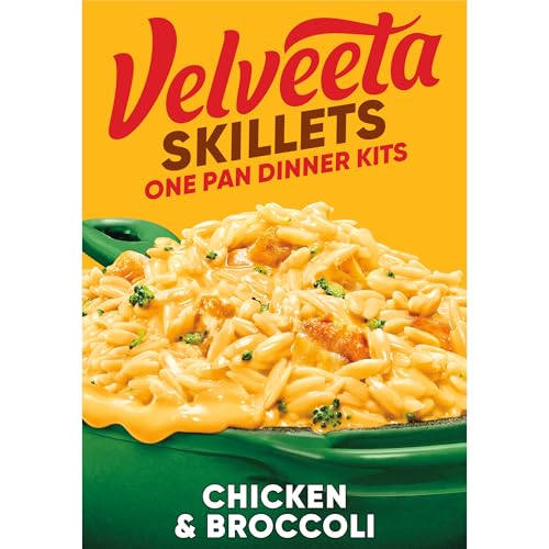 Velveeta Skillets One Pan Dinner Kit, Creamy Beef Stroganoff, 11.6 oz Box