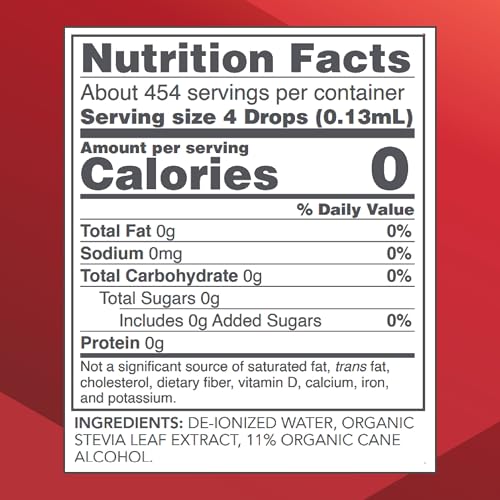 Protocol for Life Balance Stevia Liquid Extract - Herb-Based Sweetener - Liquid Stevia Extract - Zero Calorie - Dairy Free & Non-GMO - 2 fl oz