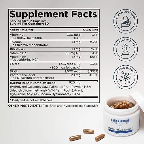 Beverly Hills MD Dermal Repair Complex Anti-Aging Supplement
