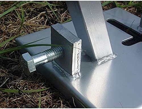 BOSS Buck Deluxe Durable Steel Stable Versatile Foot Pad for Game Feeder | Nut and 1/2" Bolt Included
