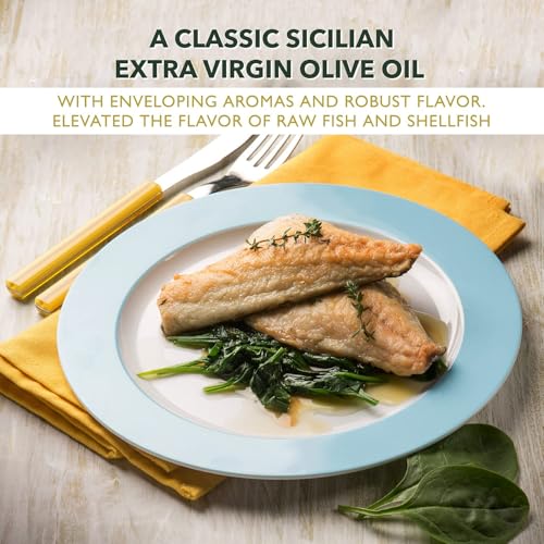 Frantoia Extra Virgin Olive Oil, 101.4 Fl Oz (3L Tin) – Award-Winning Sicilian EVOO Made from Biancolilla