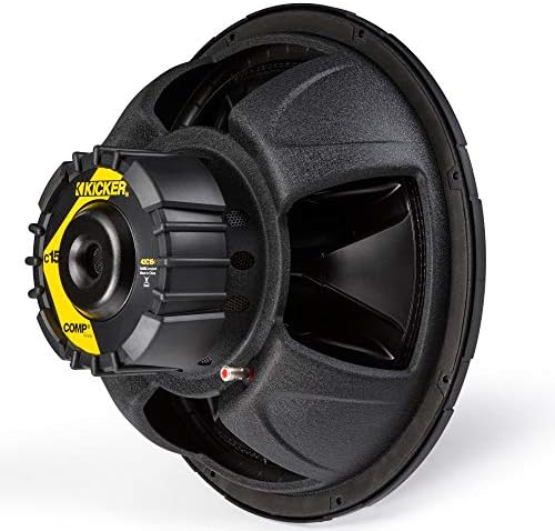 KICKER Comp 15-inch (38cm) Subwoofer, 4-Ohm, RoHS Compliant | Deep low-end punch, ported or sealed box ready, factory system upgrade