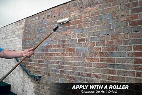 MasonryDefender Brick Sealer Satin Sheen - Water Based, Reduces Dust, Easy Clean - 1 Gallon