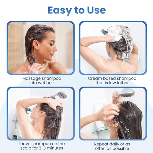 Dermasolve Psoriasis, Seborrheic Dermatitis & Dandruff Shampoo plus Conditioner. Naturally Heals Itchy Flakey Inflamed Skin and Provides Soothing Moisturizing Relief. (8.0 oz)