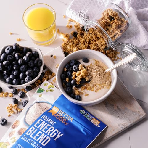 BetterBody Foods Organic Energy Blend Powder 12.7 Oz, Green Coffee & Maca