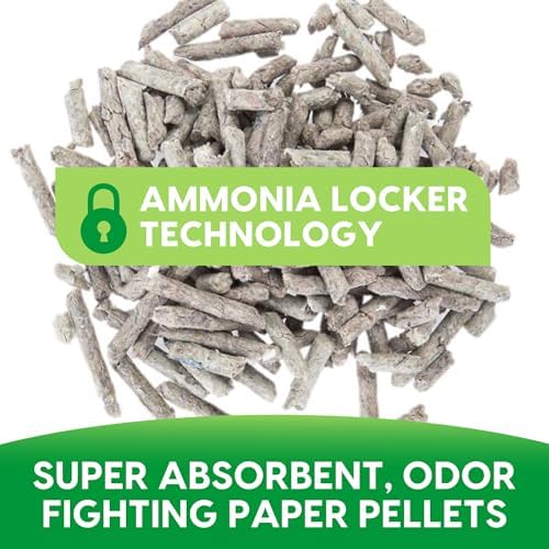 Fresh News Recycled Paper Original Pellet Cat Litter, 25 Pound, Non-Clumping, Unscented, Made in USA