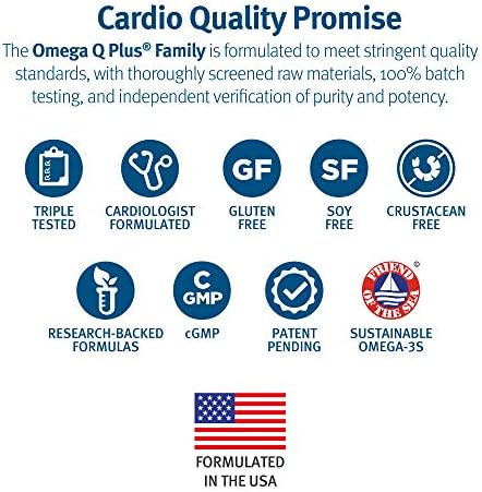 Dr. Sinatra Omega Q Plus– Omega-3 and CoQ10 Supplement Delivers Everyday Heart Health Support with 50 mg of CoQ10 and Provides Antioxidant Power