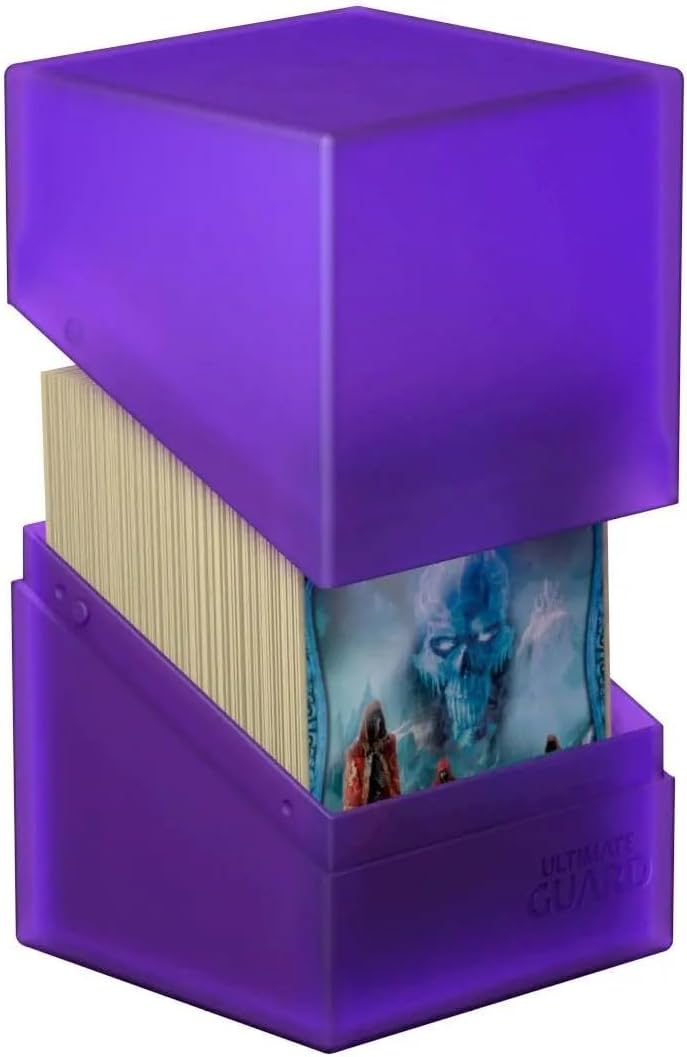 Ultimate Guard Boulder 100+ Classic, Deck Case for 100 Double-Sleeved TCG Cards, Emerald, Secure & Durable Storage for Trading Card Games, Soft-Touch Finish