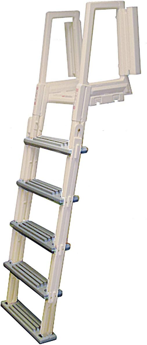 Confer Plastics Ground-to-Step in-Pool Ladder - Warm Gray/Gray