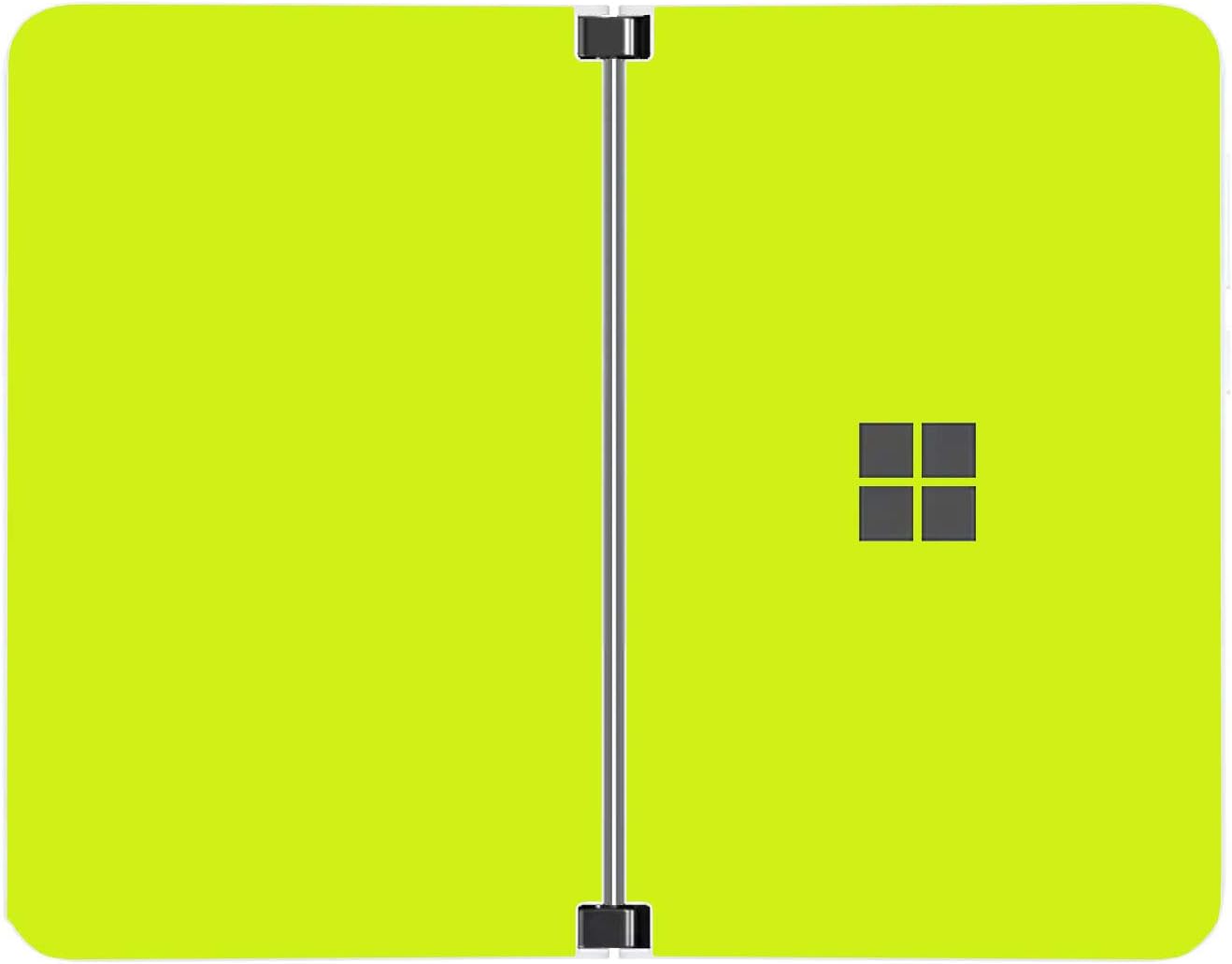 SopiGuard Sticker for Surface Duo Phone Edge-to-Edge Precision Vinyl Skin Wrap (Leather Textured)