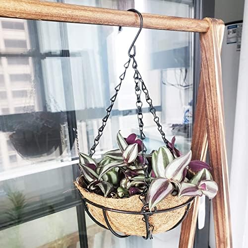 HALEDAZE 2 Pack 14 Inch Round Coco Liners for Hanging Basket