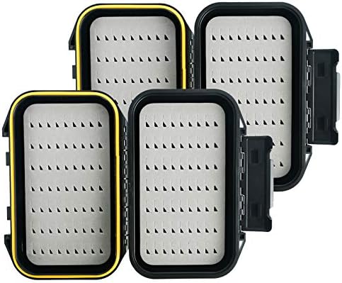 Maxcatch Waterproof Fly Box for Fly Fishing Double Sided Foam Insert (2PCS Easy Grip Foam)