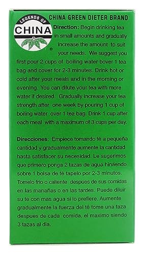 Uncle Lee’s Senna Tea 3-Pack – Green Dieter’s Drink, Caffeine-Free 100% Natural Herbal Detox & Digestive Support, 30 Ct Each