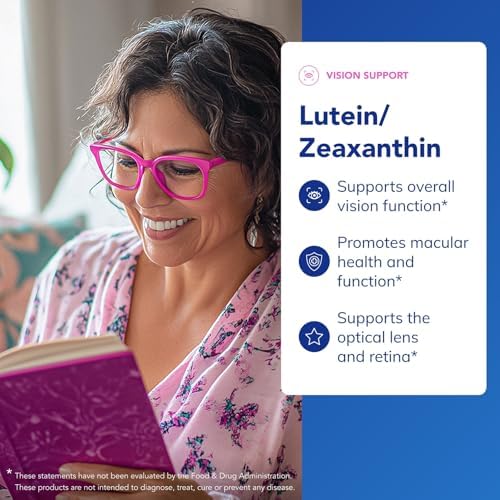 Pure Encapsulations Lutein & Zeaxanthin - Supports Overall Vision* - Maintains Macular Pigment & Eye Health* - Antioxidant Support* - Vegan-Friendly & Non-GMO - 60 Capsules | Supplement to Support Overall Vision Function and the Macula*, Supports Optical…
