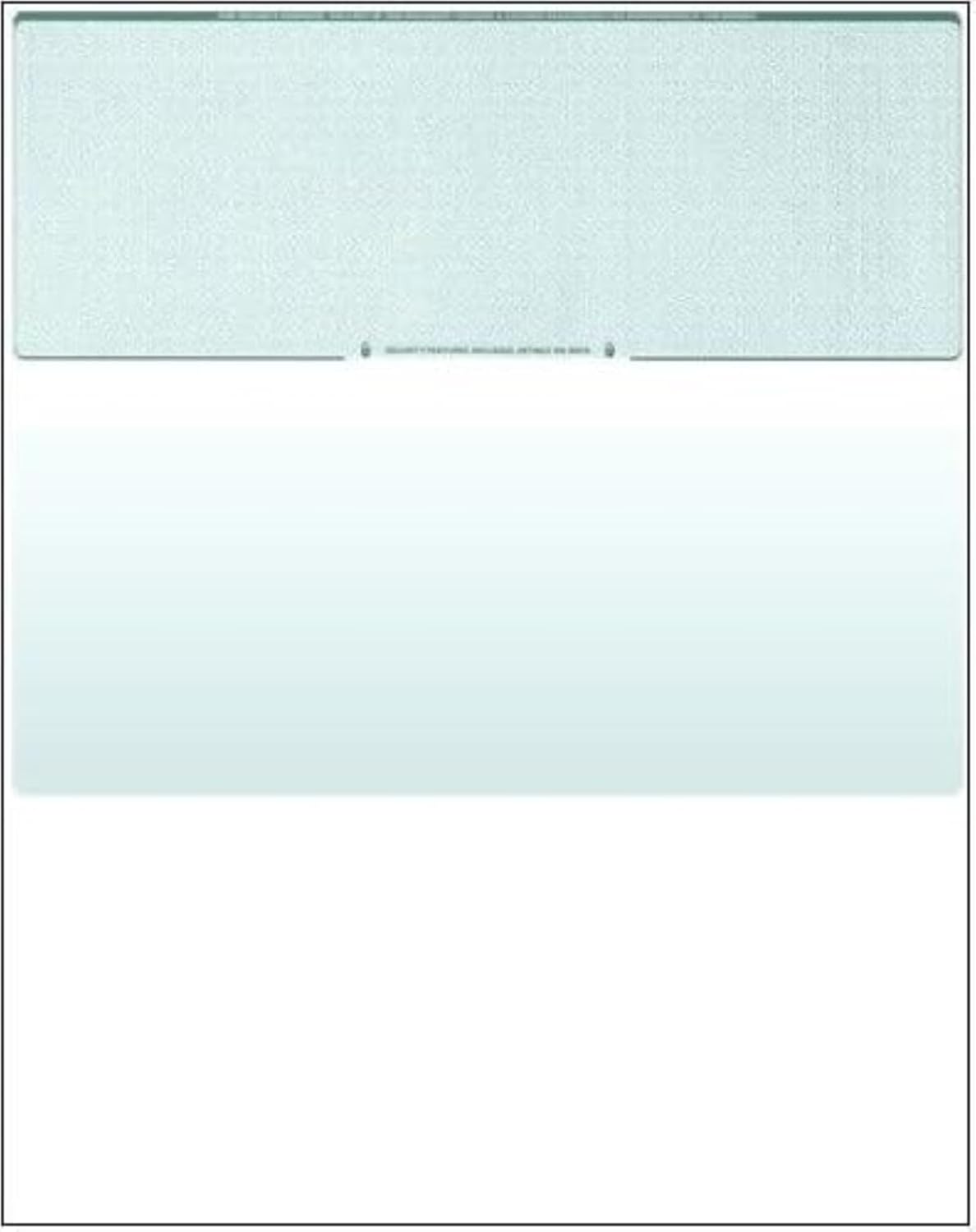 Compuchecks Blank Check Paper 500 Pack, Check on Top, QuickBooks Compatible | Blue Diamond High Security Computer Business Checks, Voucher on Bottom, 8.5x11, Works with Laser & Inkjet Printers, USA Made