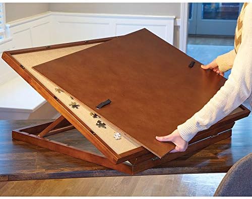 Bits and Pieces Deluxe Jigsaw Puzzle Board Puzzle Easel