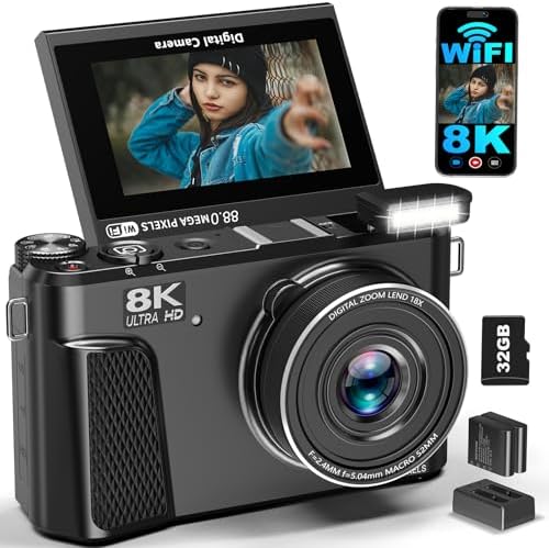 8K Digital Camera for Photography