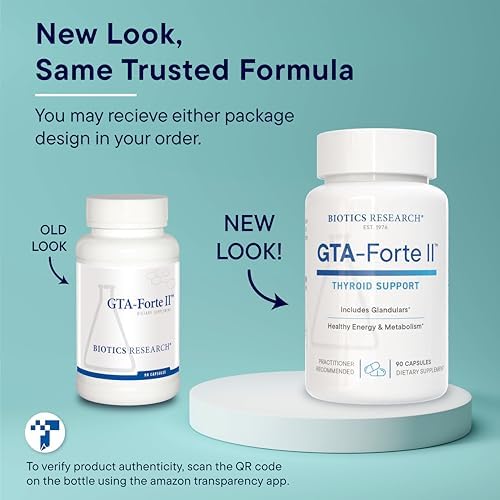 Biotics Research GTA Forte II™ Selenium Supplement with Zinc, Copper, Porcine Glandular & Rubidium, Endocrine Glands Support