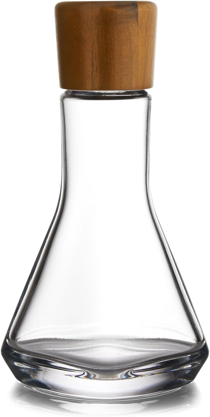 nambe Vie Decanter | Glass Wine Decanter Bottle for Bourbon, Brandy, Juice