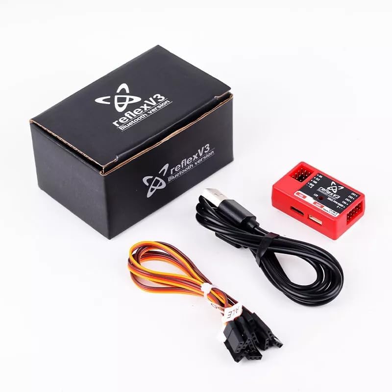 Fms RC Airplane Reflex V3 Mini Gyro Flight Control System for Remote Control Aircraft Plane Reflex V3 Stable Flight Controller